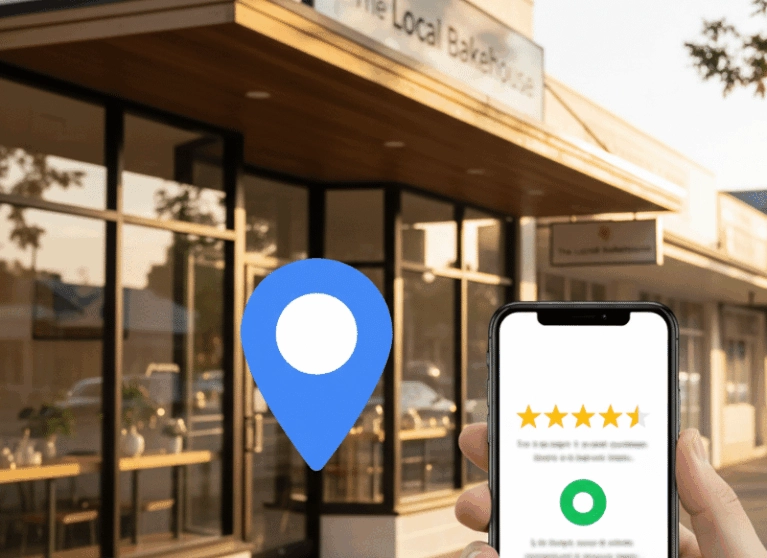 Australian small business using Google reviews to improve local SEO and earn more clicks and calls.