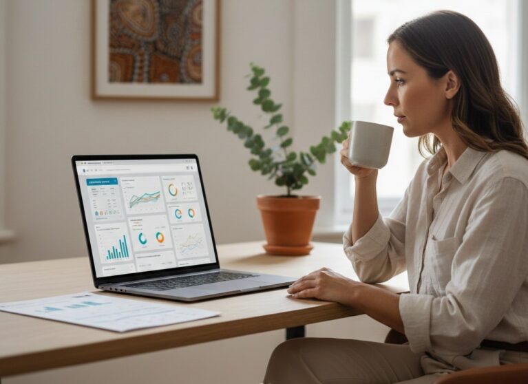 Australian business owner making quick website fixes to increase enquiries without a redesign