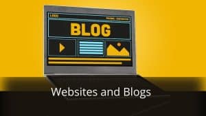 image represents Websites and Blogs