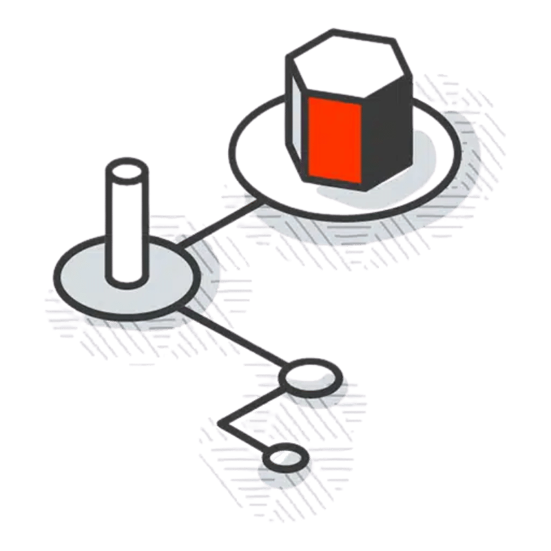 Illustration of connected nodes and a highlighted block representing navigation pathways, used to explain Mobile SEO structure and indexing. Google Ads Management for Better ROAS