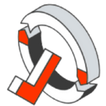 Isometric illustration of a circular arrow and tick symbol representing professionalism, displayed as a Graphic Design icon.