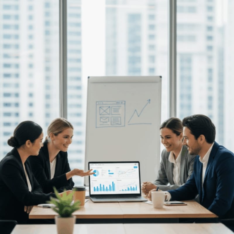 Australian marketers reviewing a service page SEO strategy to improve Google rankings.