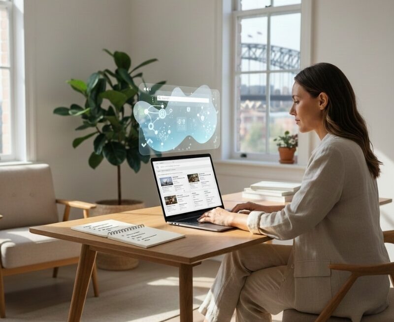 Checklist process for checking whether an Australian business appears in AI answers and AI-powered search results