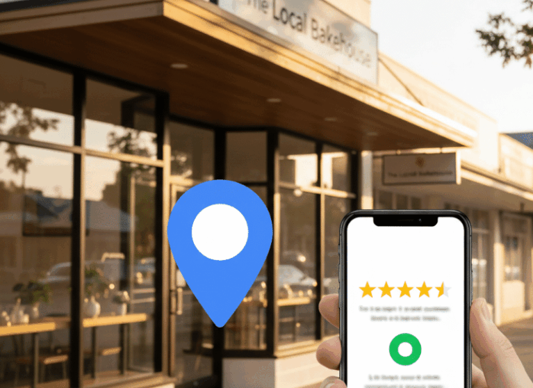 Australian small business using Google reviews to improve local SEO and earn more clicks and calls.