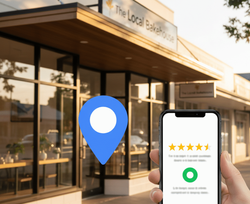 Australian small business using Google reviews to improve local SEO and earn more clicks and calls.