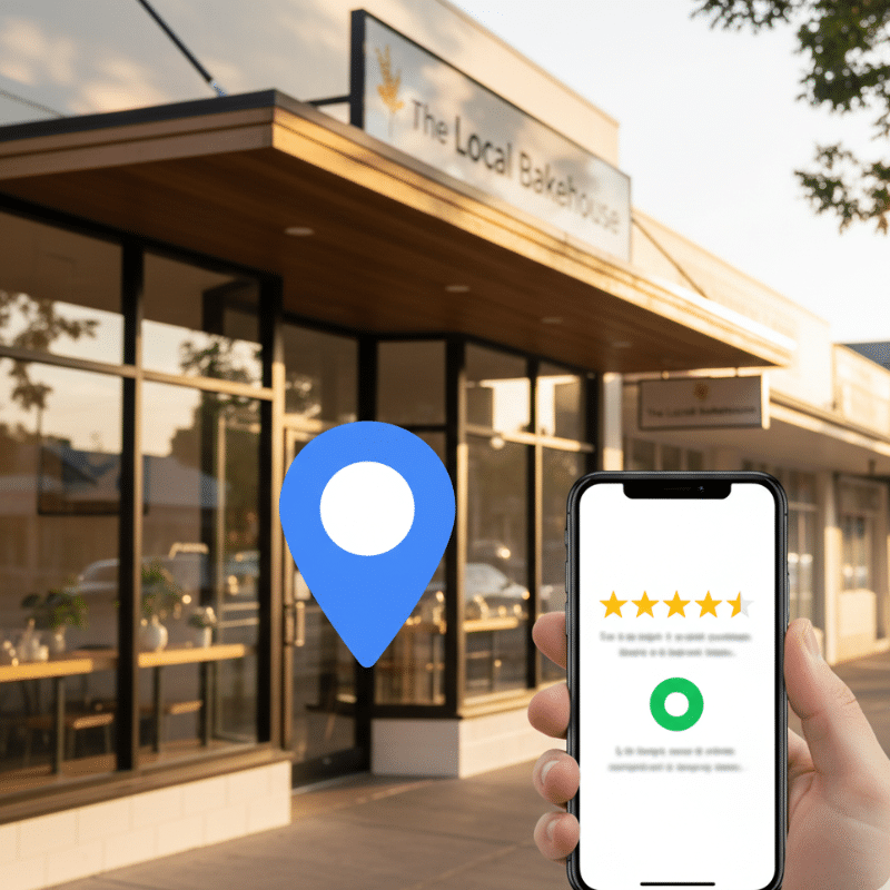 Australian small business using Google reviews to improve local SEO and earn more clicks and calls.