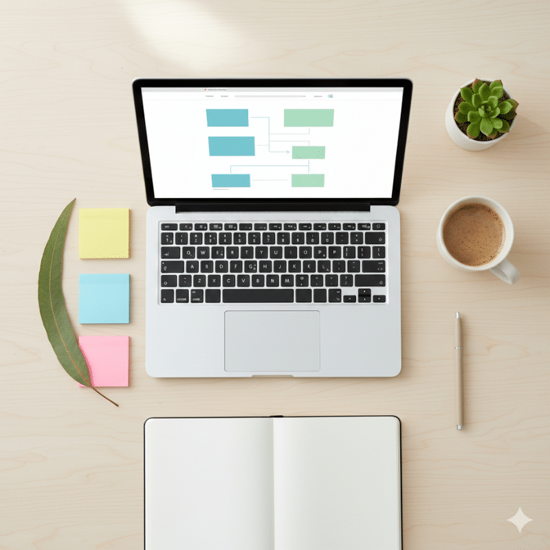 Website page structure diagram representing multi-service SEO strategy for Australian businesses.