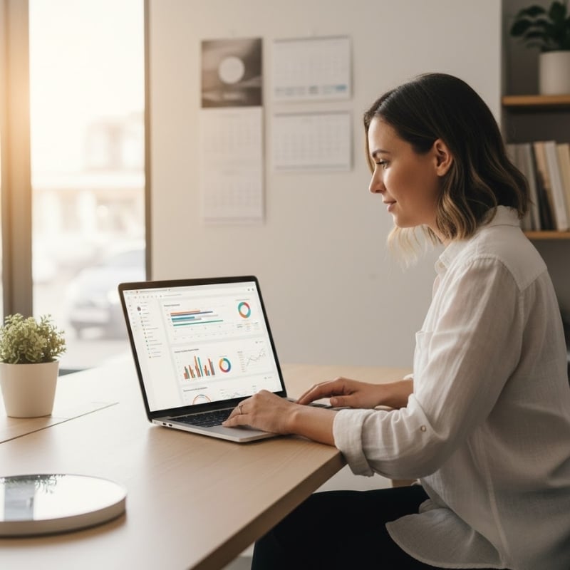 Australian small business owner reviewing website analytics to understand the hidden cost of delaying SEO