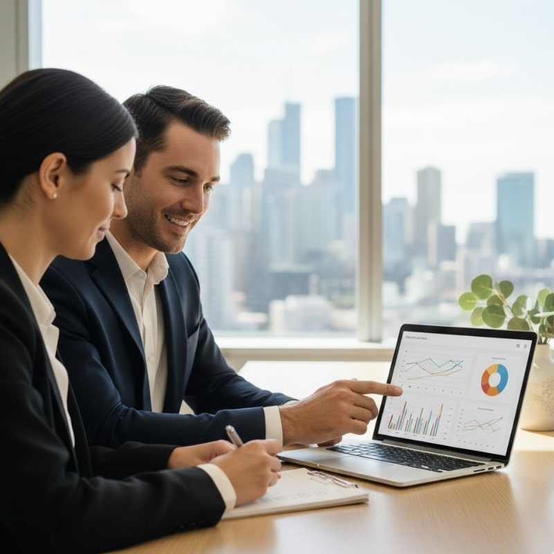 Business owner in Australia reviewing a checklist of questions to ask before hiring an SEO agency.