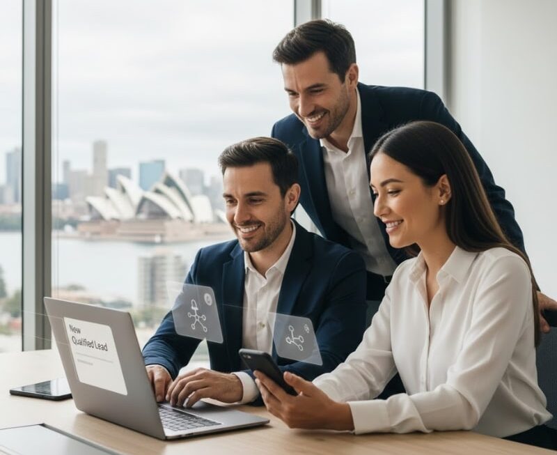 Australian business improving speed to lead with automated follow-up and instant lead response workflows