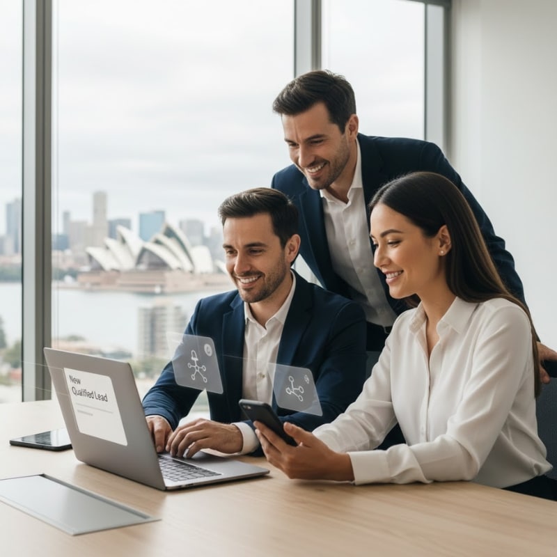 Australian business improving speed to lead with automated follow-up and instant lead response workflows