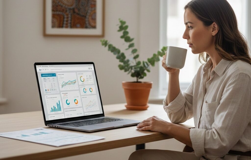 Australian business owner making quick website fixes to increase enquiries without a redesign