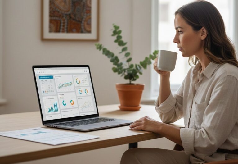 Australian business owner making quick website fixes to increase enquiries without a redesign