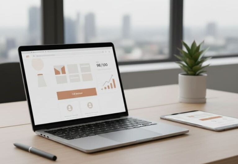 Landing page optimisation checklist showing clarity, friction reduction, and trust signals for higher conversions in Australia.