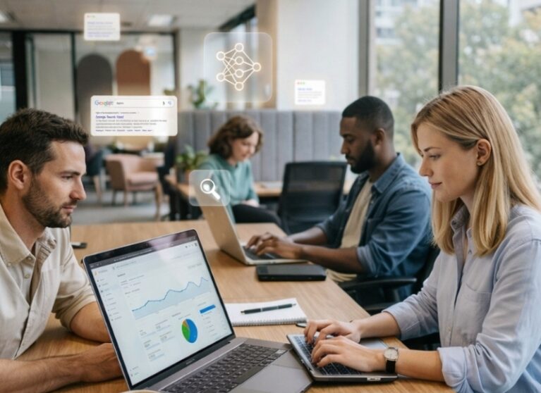 Australian business reviewing why website content isn’t being cited in AI summaries and how to fix it