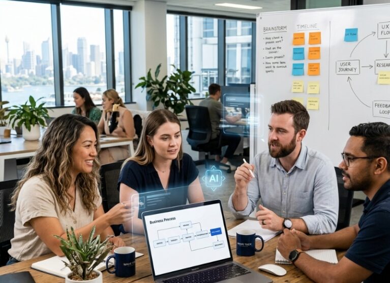 Team designing Claude workflow patterns to reduce rework in Australian business processes.