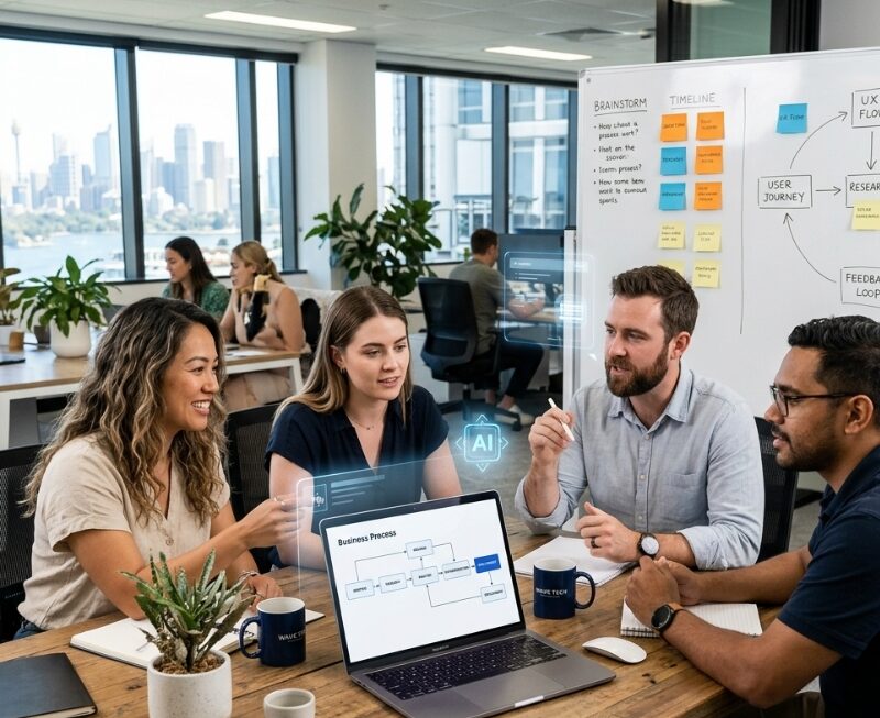 Team designing Claude workflow patterns to reduce rework in Australian business processes.