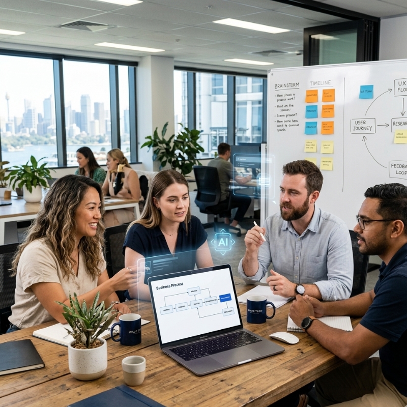 Team designing Claude workflow patterns to reduce rework in Australian business processes.