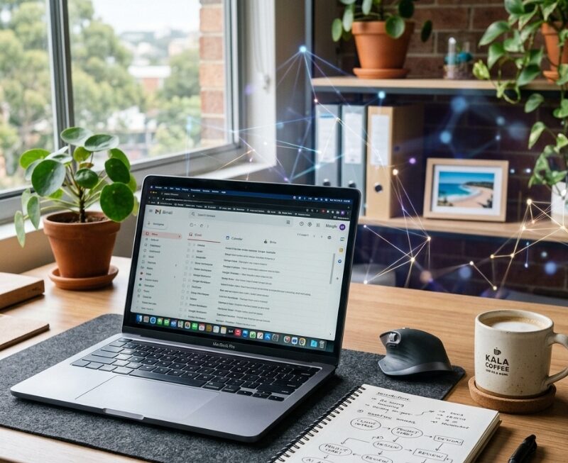 Team using Perplexity-style answer engine research to verify information in a business workflow in Australia