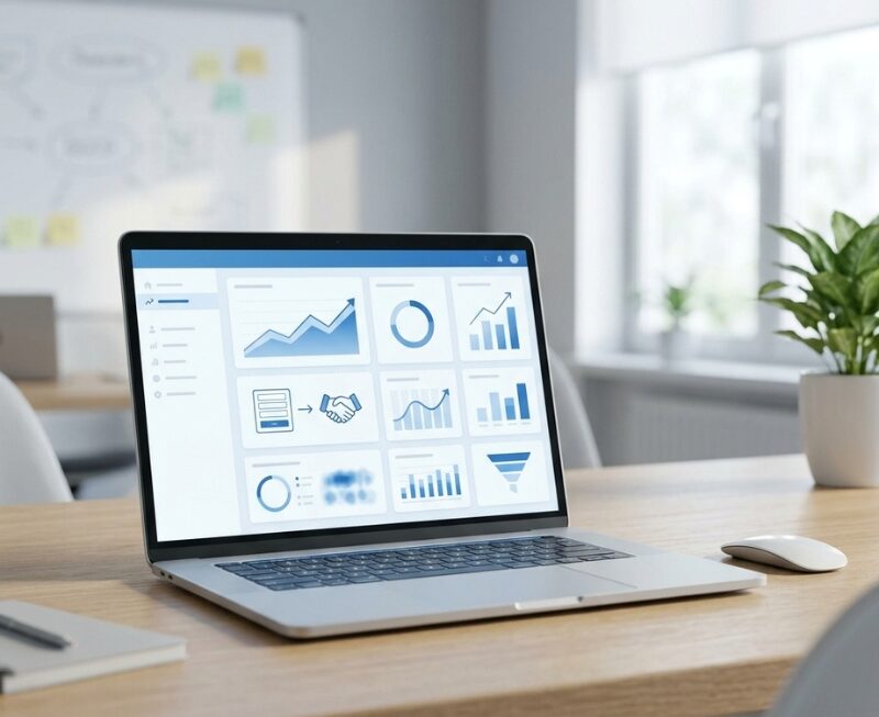 Australian business website conversion rate analytics dashboard