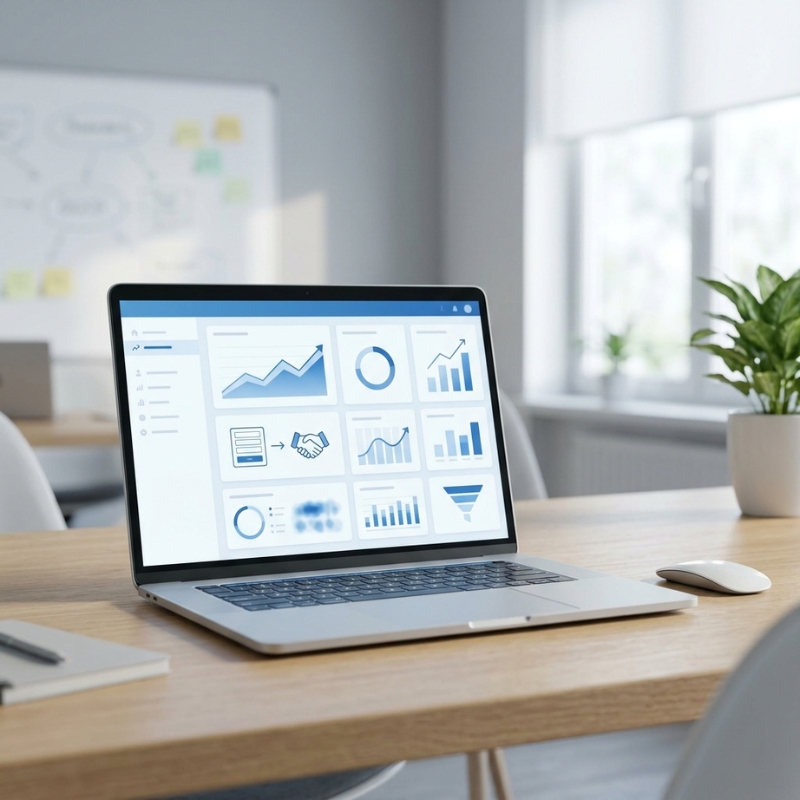 Australian business website conversion rate analytics dashboard