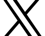 Black X logo representing the X platform, shown as part of Social Media Marketing assets.